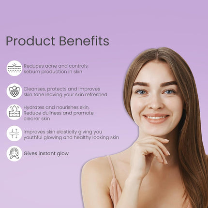 Glamveda Glycolic Acid & 0.05% & Salicylic Acid Face Wash-100ml