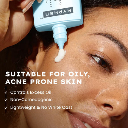 Hyphen Sun Milk 100% Mineral Sunscreen Spf 50 Pa++++ Uv+ Bluelight Protection, 25% Nano Zinc Oxide | 50ml