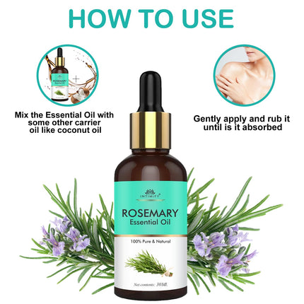 INTIMIFY Rosemary Essential Oil For Hair Growth for Women & Men-30ml