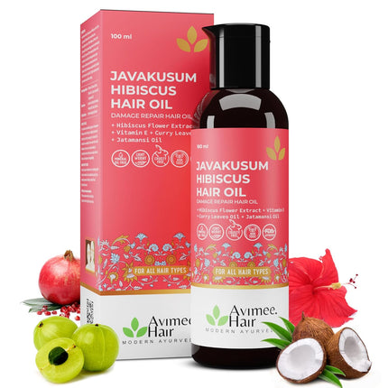 Avimee Herbal Javakusum Hibiscus Hair Oil-100 ml