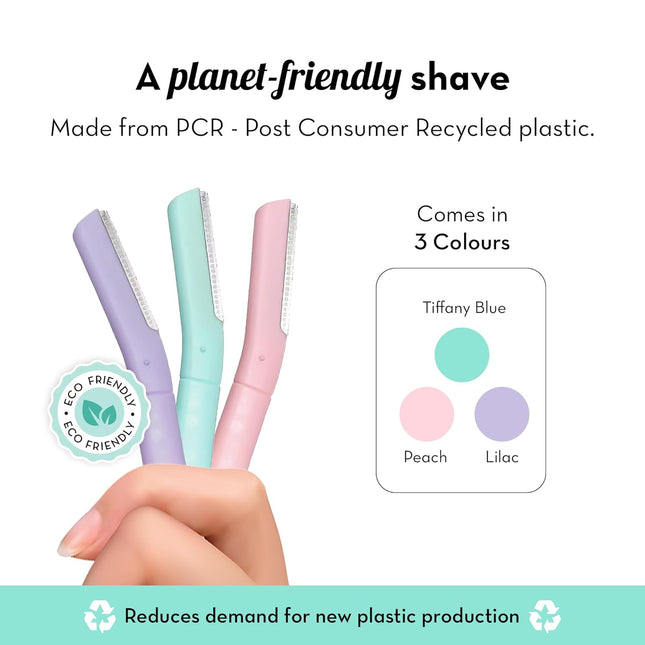 Plush Flawless Reusable Face Razor (Pack of 3)