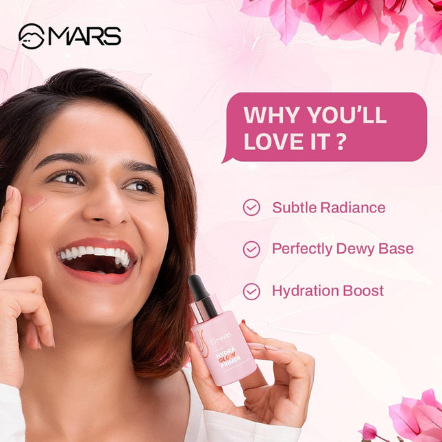 MARS Hydra Glow Primer for Face Makeup (30ml)