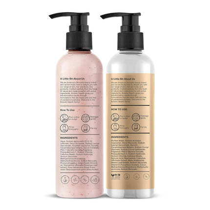 Botanic Hearth Oat Niacinamide and British Rose Almond Body Wash 245 ml Pack Of 2
