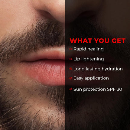 Beardo Lip Lightener for Men with Kojic Acid & SPF 30, 7g