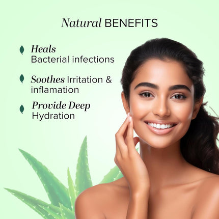 Khadi Natural Aloe Vera Gel | Deeply Moisturizing-200g