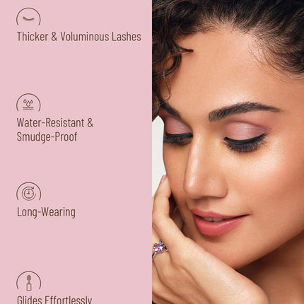 Swiss Beauty Waterproof Volume Mascara -Jet Black, 8.5Ml