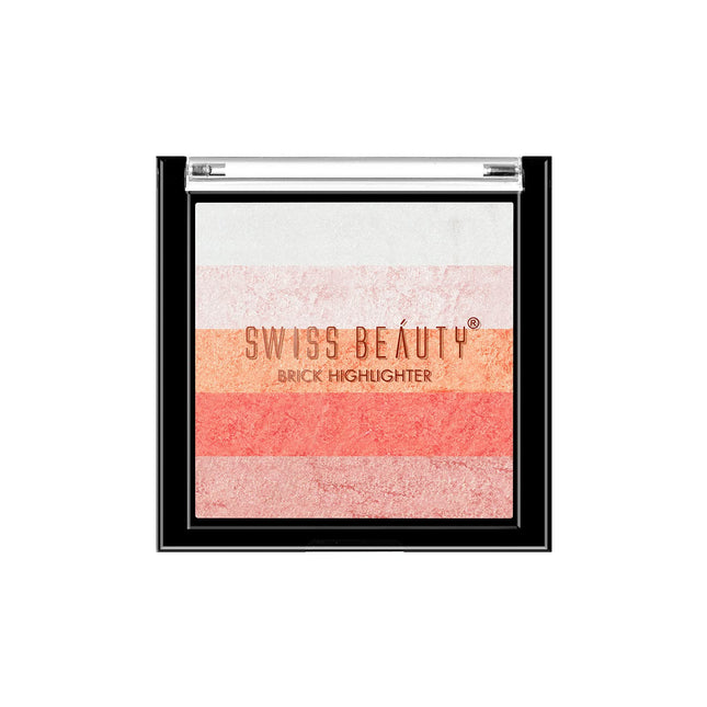 Swiss Beauty Brick Highlighter + Bronzer - 7g