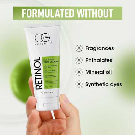 OG BEAUTY Science Retinol Anti-Aging Face Cream-50g