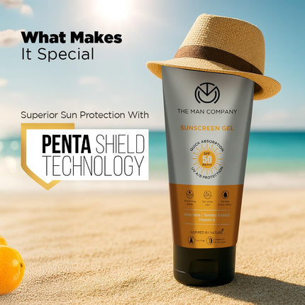 The Man Company Oil-Free Sunscreen SPF50 PA+++ For Man- 50gm