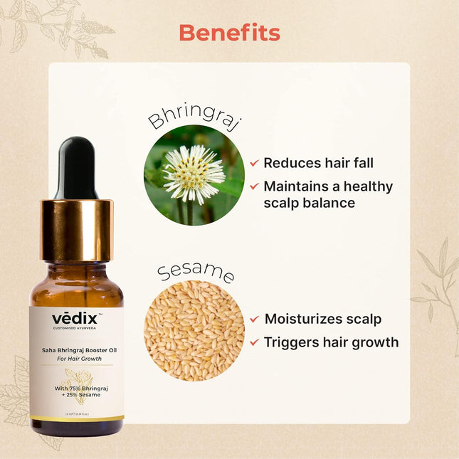 Vedix Customised Ayurvedic Hair Oil - 10ml