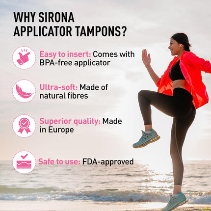Sirona Period Made Easy Applicator Tampons-16 Pcs