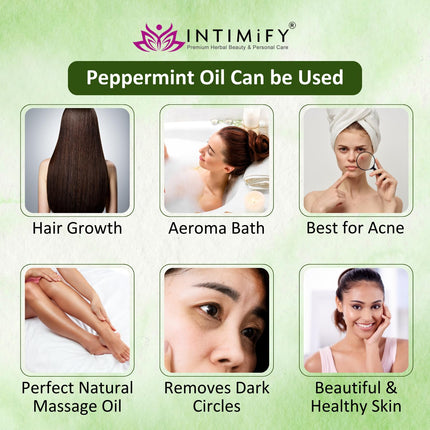 INTIMIFY Peppermint Oil, Peppermint Essential Oil-30ml