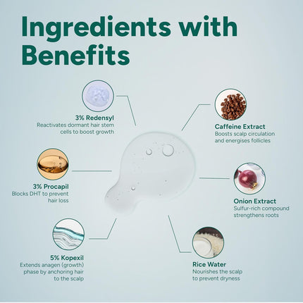 Arata Hair Growth Serum for Scalp Women & Men | 30ml