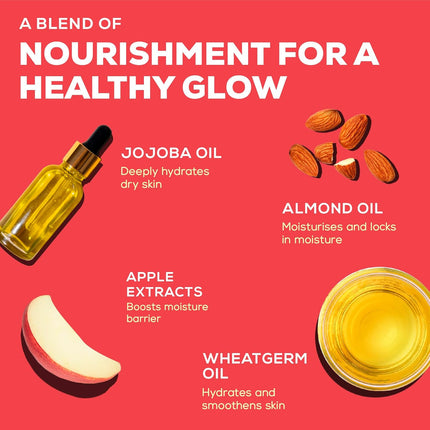 Joy Skin Fruits Moisturizing Skin Cream With Apple, Jojoba & Almond Oil (500ml)