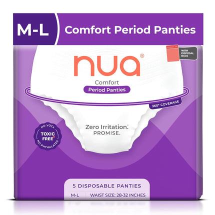 Nua 360° Comfort Period Panties | Pack of 5