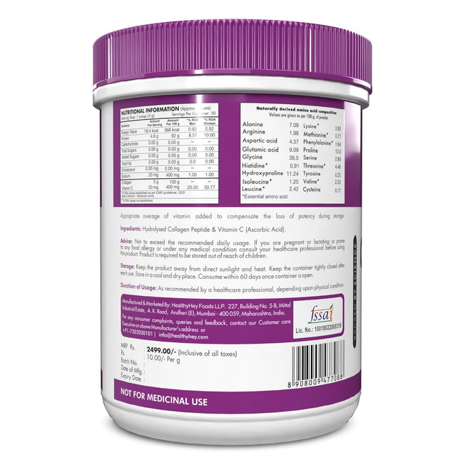 Healthy Hey Nutrition Collagen Powder - 250 grams