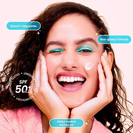 Aqualogica Radiance+ Oil Control Fluid Sunscreen for Oily Skin - 50g