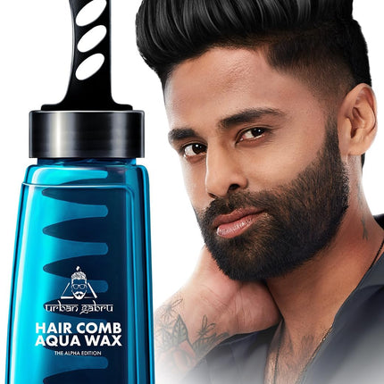 UrbanGabru Aqua Hair Wax | Alpha Edition 2-in-1 Men Hair Styling Wax 260ml