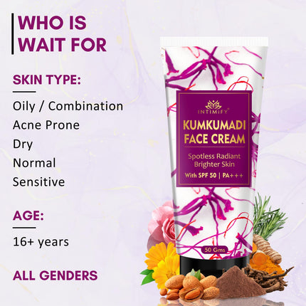INTIMIFY Kumkumadi Face Cream-50gm