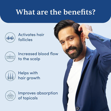 Man Matters Derma roller 1.00 mm With 540 Titanium Alloy Needles