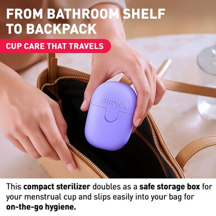 Sirona Portable Menstrual Cup Sterilizer - Pack of 1