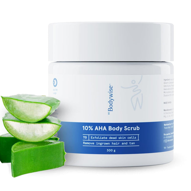 Be Bodywise 10% Lactic AHA Exfoliating Body Scrub