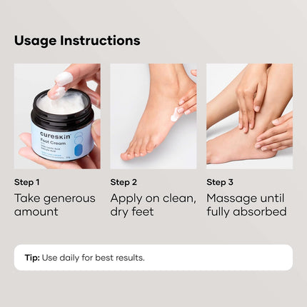 Cureskin Foot Care Cream for Cracked Heels-50 g