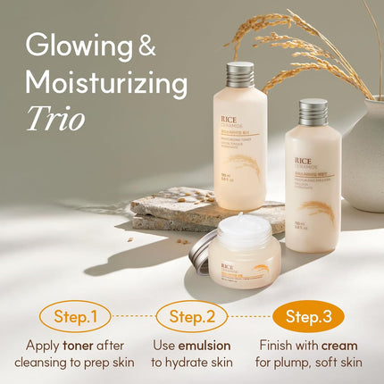 The Face Shop Rice & Ceramide Moisturizing Cream with Rice Extracts-50ml