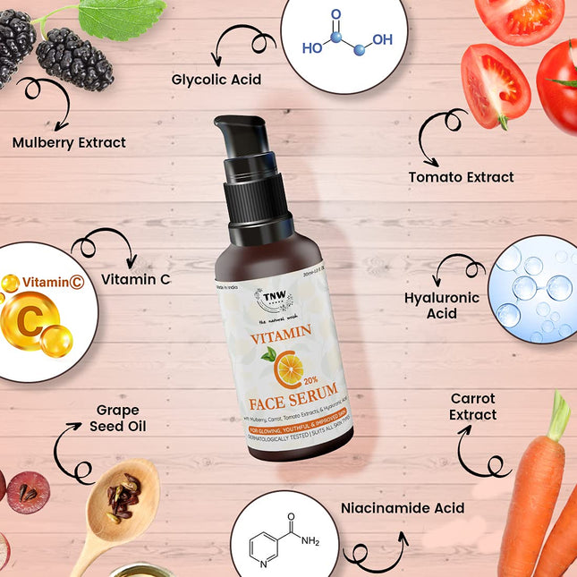 TNW-THE NATURAL WASH 20% Vitamin C Face Serum 30ml