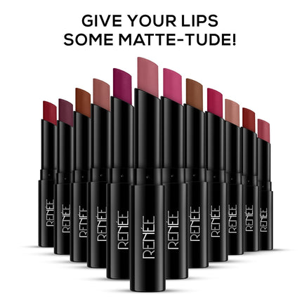 RENEE Very Matte Lipstick - Bare Mocha