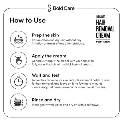 Bold Care Intimate Hair Removal Cream-100ml