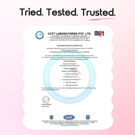 Aqualogica Radiance+ Oil Control Fluid Sunscreen for Oily Skin - 50g