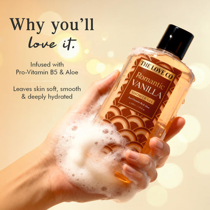 THE LOVE CO. Romantic Vanilla Body Wash - 100ml