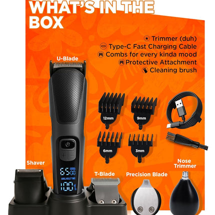 Bombay Shaving Company 12 in 1 Full Body Trimmer for Men
