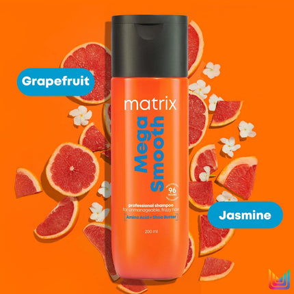 Matrix Mega Smooth Professional Shampoo Shea Butter & Amino Acids, for Frizzy Hair-200ml