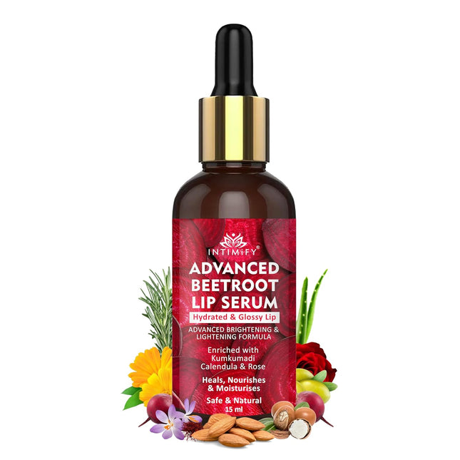 INTIMIFY Beetroot Lip Serum for Women & Men 15 ml
