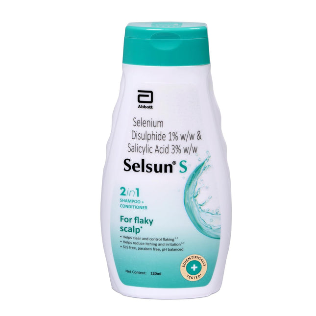 Selsun-S 2-in-1 Anti-Dandruff Shampoo + Conditioner 120ml