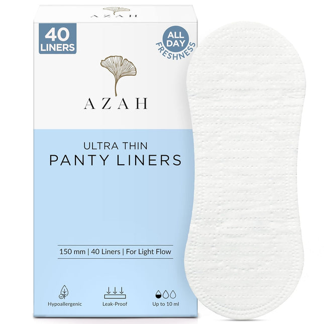 Azah Panty Liners for Women Daily use (Pack of 40)