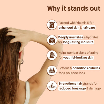 Aravi Organic 100% Pure Cold Pressed Almond Oil-200 ml