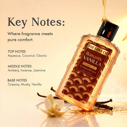 THE LOVE CO. Romantic Vanilla Body Wash - 100ml