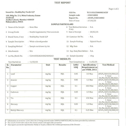 HealthyHey Nutrition Calcium And Vitamin D3 Capsules (120 Capsules | 100% Veg)