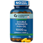 Carbamide Forte Double Strength Fish Oil 1000mg Omega 3 600mg -60 Capsules