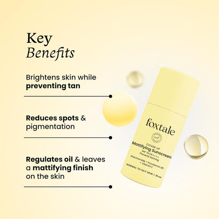 Foxtale SPF 70 Gel-Cream Sunscreen for Oily Skin | Oil Control Sunscreen  PA++++ & Niacinamide 15ml