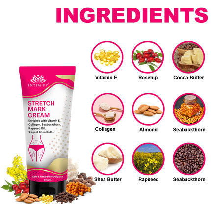 INTIMIFY Stretch Mark Removal Cream For Women-50g