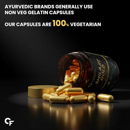 Carbamide Forte Shilajit Gold - 60 Veg Capsules