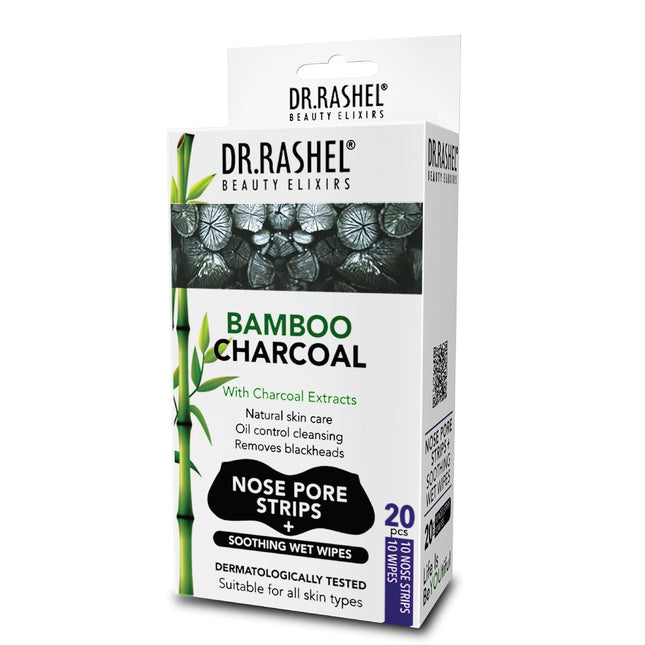 DR.RASHEL Bamboo Charcoal Nose Pore Strips -20Pcs