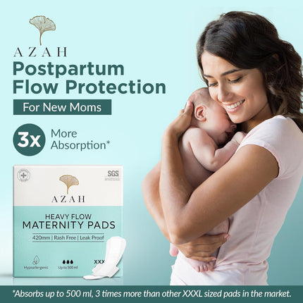 Azah Maternity Pads after Delivery XXXL Sanitary Napkins for Women
