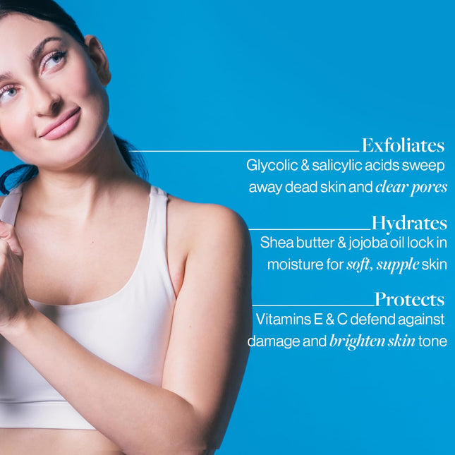 Be Bodywise 7% Glycolic Acid Face & Body Stick | With 0.5% Salicylic Acid & Shea Butter | 30g