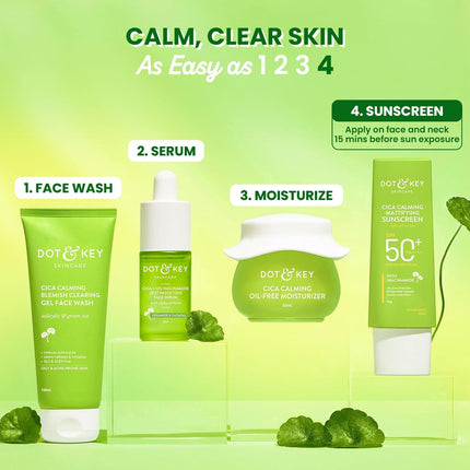 Dot & Key CICA Calming Mattifying Sunscreen SPF 50 PA++++-50gm