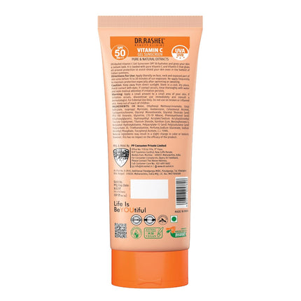 DR.RASHEL Vitamin C Sunscreen SPF 50 PA+++ Gel-100ml